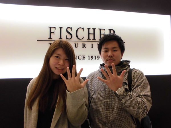 大阪岸和田でフィッシャーFISCHERの結婚指輪5