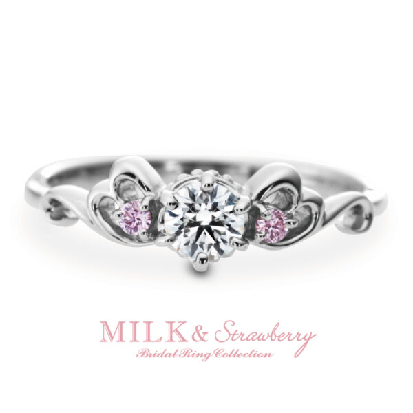 プロポーズに人気のかわいい婚約指輪はミルク＆ストロベリーのラトリニーテの婚約指輪