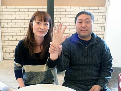 自分に似合うリングが出来あがり大興奮です! 自分に似合うリングが出来あがり大興奮です!