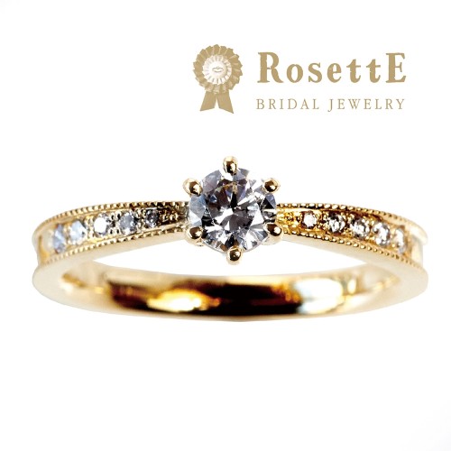 奈良で人気のカジュアルな婚約指輪ブランドでRosettE(ロゼット)の星空のデザイン