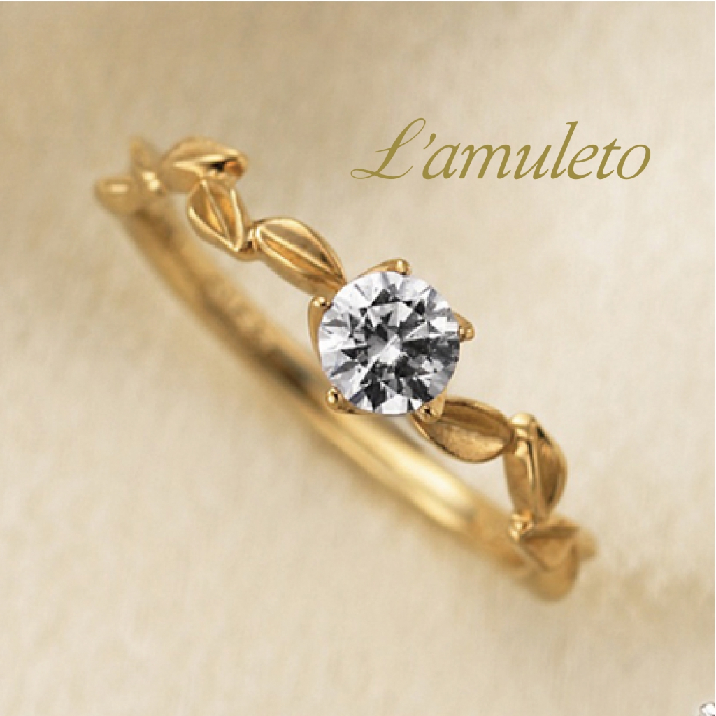 堺市で人気のゴールド婚約指輪のラムレートアローロ