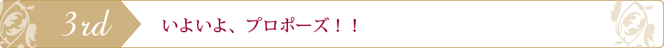 大阪プロポーズリングのプラン4