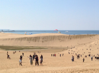 砂丘ハングライダー