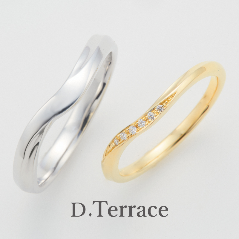 堺市で人気のゴールドウェーブ結婚指輪のディーテラス