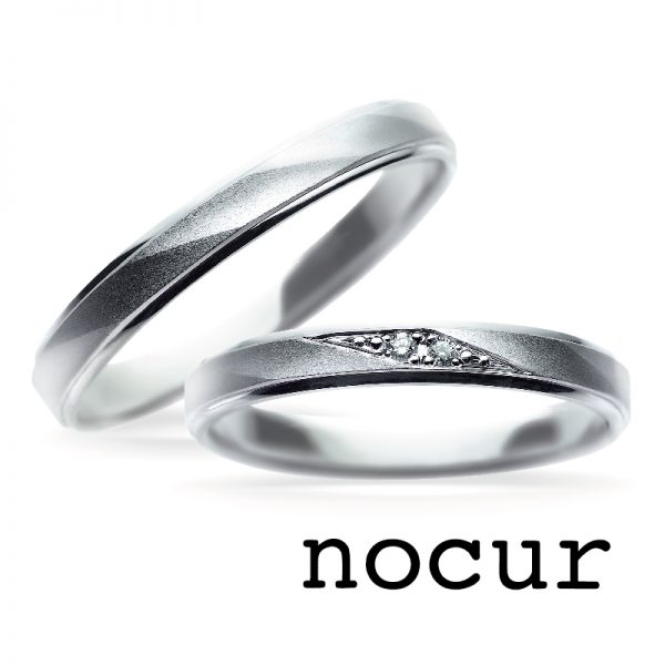 大阪で人気の鍛造製法ブランドでノクルの結婚指輪デザイン