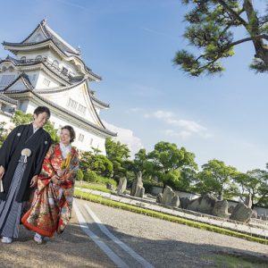 大阪gardenのフォトウェディング 【岸和田市】岸和田城周辺