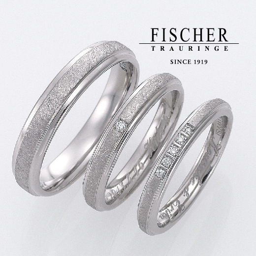 南大阪・堺市で人気の結婚指輪ブランドでFISCHERの067シリーズ