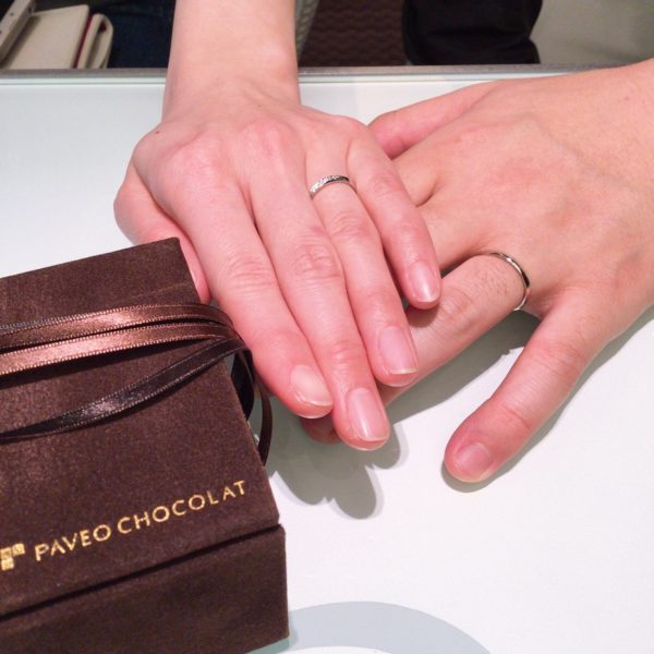 大阪府　PAVEO CHOCOLATの結婚指輪