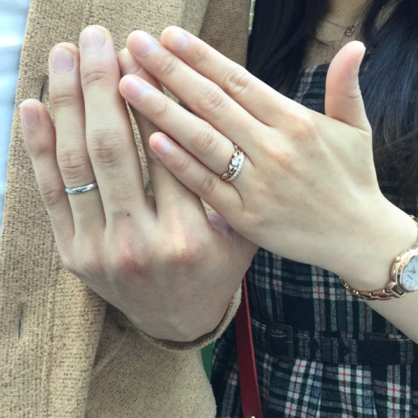 堺市東区 PassageとGRACEKAMAの結婚指輪