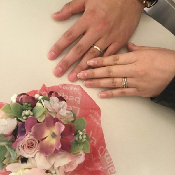 奈良県 ORECCHIOの婚約指輪・FISCHERの結婚指輪