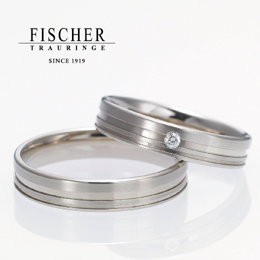 南大阪garden本店人気の鍛造製法の結婚指輪ブランドフィッシャー
