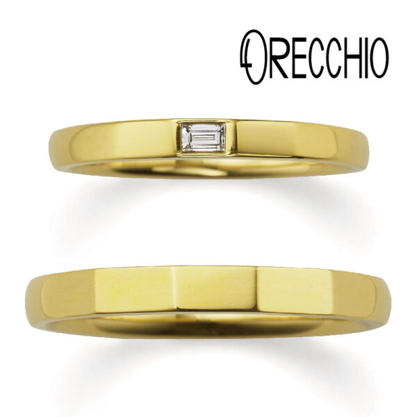 人気おしゃれ結婚指輪ブランドオレッキオの結婚指輪デザイン3