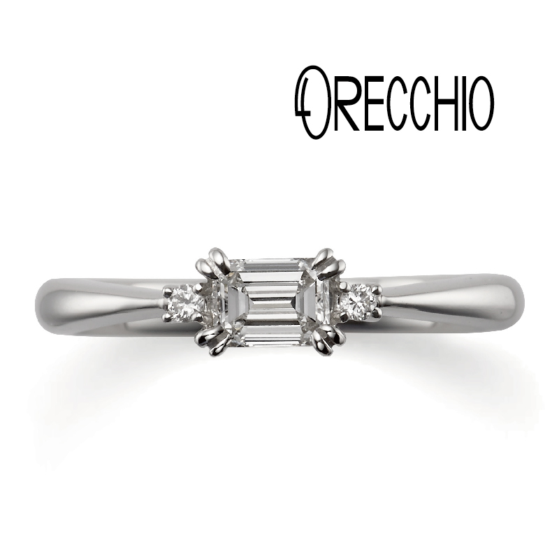 オレッキオ（ORECCHIO）| エメラルドカットダイヤモンド| 大阪・岸和田 
