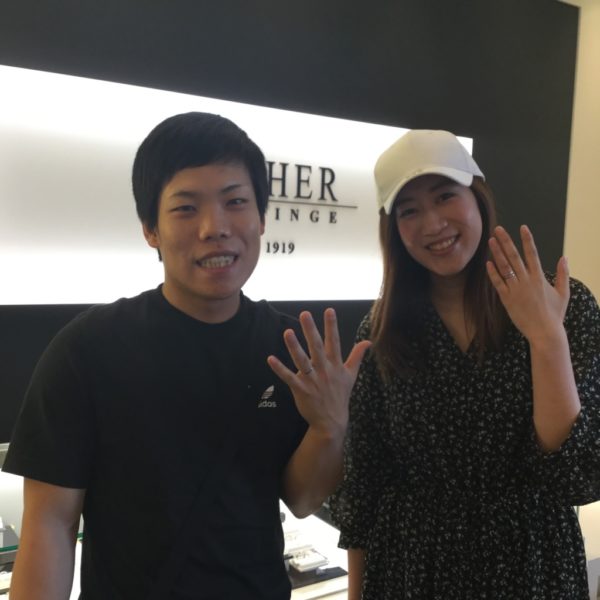 鍛造指輪 大阪・松原市 フィッシャーの結婚指輪