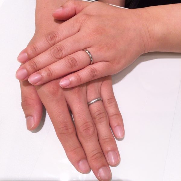 大阪府狭山市 FISCHERとRosettEの結婚指輪