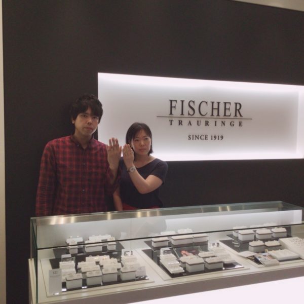 奈良県奈良市　FISCHERの結婚指輪