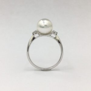花珠真珠の指輪（パールリング）