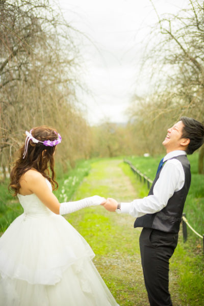 大阪の結婚前撮り和泉環境リサイクル公園