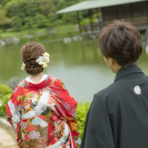 大阪gardenのフォトウェディング 大仙公園