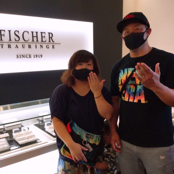 鍛造造りのフィッシャー（FISCHER）の結婚指輪