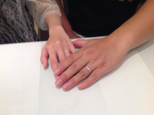 鍛造づくりのFISCHER(フィッシャー)の結婚指輪 大阪府三島郡