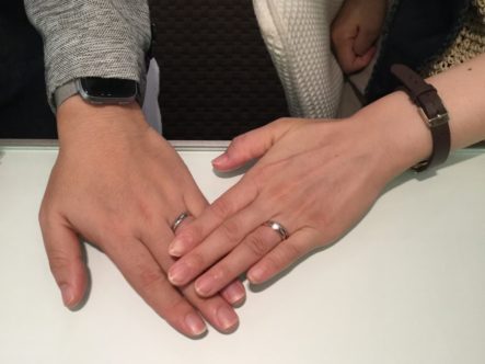 輝彩の婚約指輪とソナーレの結婚指輪をご成約いただきました（岸和田市）