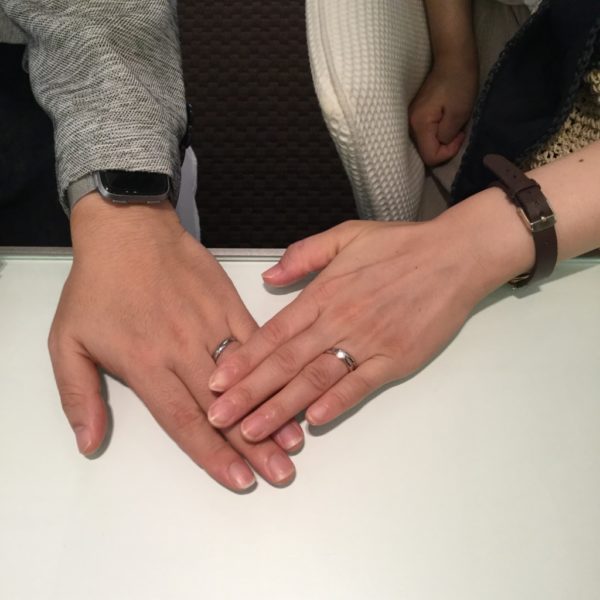 輝彩の婚約指輪とソナーレの結婚指輪をご成約いただきました（岸和田市）