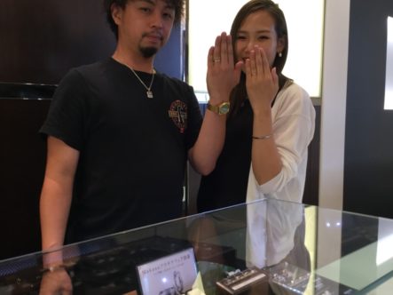 マカナの結婚指輪をご成約いただきました（藤井寺市）