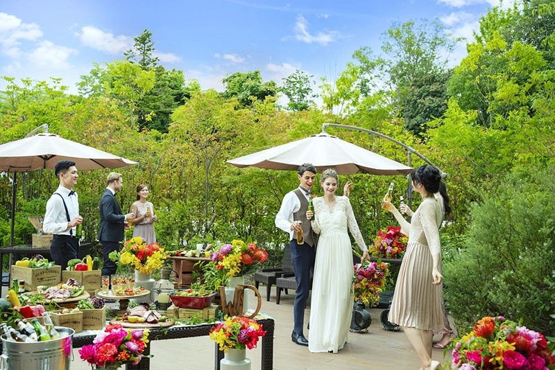 奈良県の結婚式場アールベルアンジェ奈良ガーデン