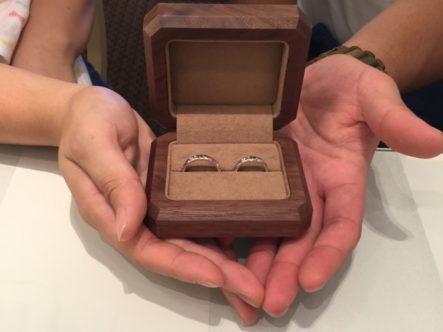マカナの結婚指輪をご成約頂きました。（岸和田市）
