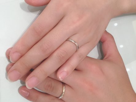 アムールアミュレットの結婚指輪をご成約頂きました。（河内長野市・東淀川区）