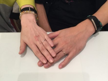 ラパージュの結婚指輪をご成約頂きました。（和歌山市）
