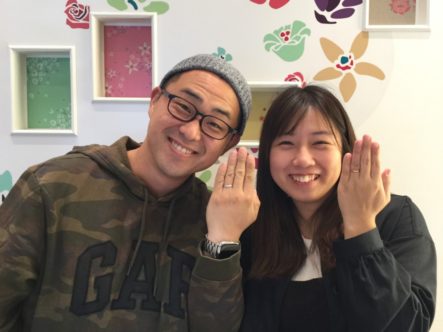 プリートの結婚指輪をご成約頂いきました。(泉南郡)