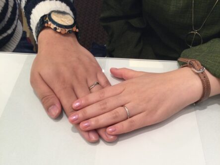 ディーテラスの結婚指輪をご成約頂きました。（奈良県）