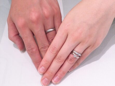 ラパージュの婚約指輪とフィッシャーの結婚指輪をご成約いただきました（高知県　奈良県）