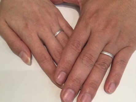 garden本店の高品質鍛造製法の結婚指輪ブランドをご成約