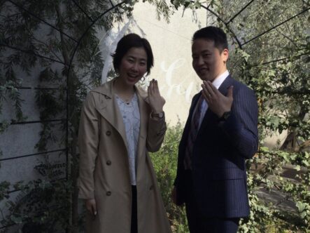 ロゼットの結婚指輪をご成約頂きました（大阪府岸和田市）