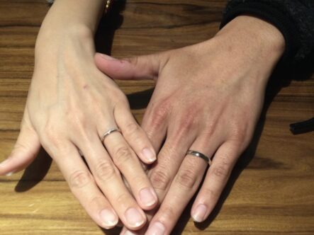 フィッシャーの結婚指輪をご成約頂きました。(大阪府和泉市)