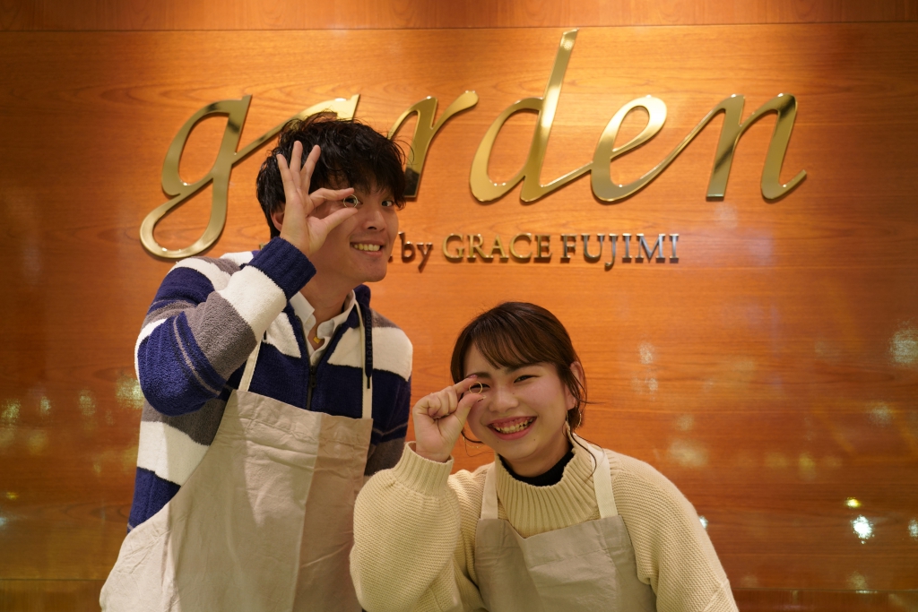 南大阪(堺・泉南)手作りペアリングならガーデンgarden本店