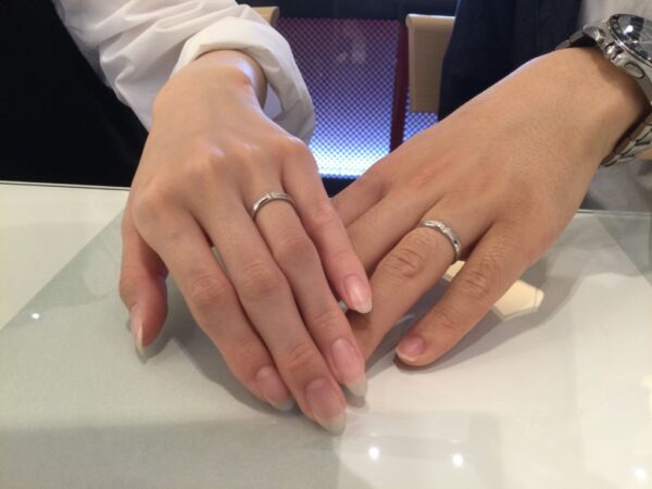 堺市で人気の10万円で揃う結婚指輪をご成約いただきましたお客様コメント3