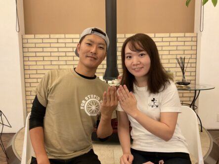 ディズニーラプンツェルの結婚指輪をご成約頂きました（大阪府交野市　河内長野市）