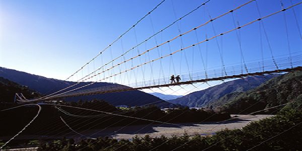 奈良県オススメデートスポット谷瀬の吊り橋