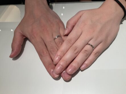 ロゼットとソナーレの結婚指輪をご成約頂きました（大阪府堺市中区）
