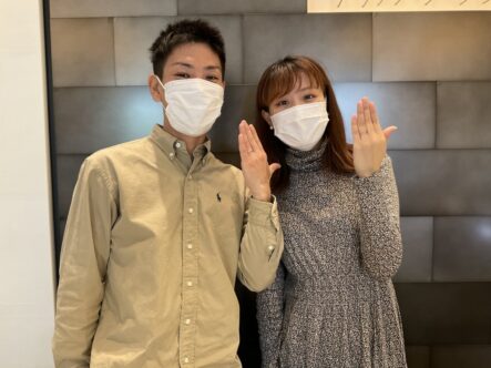 ロゼットの結婚指輪をご成約頂きました（大阪府阪南市　貝塚市）