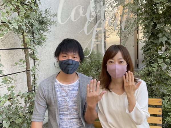 ラバーズの結婚指輪をご成約頂きました（大阪府泉佐野市）