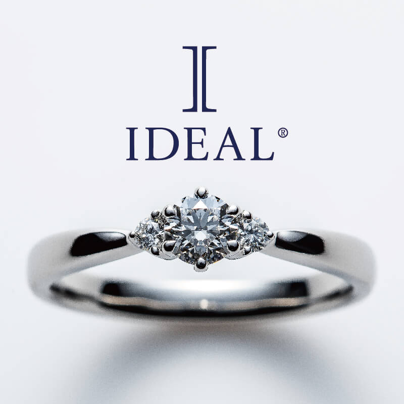 岸和田でで人気のかわいい婚約指輪ブランドIDEALのエスポワール