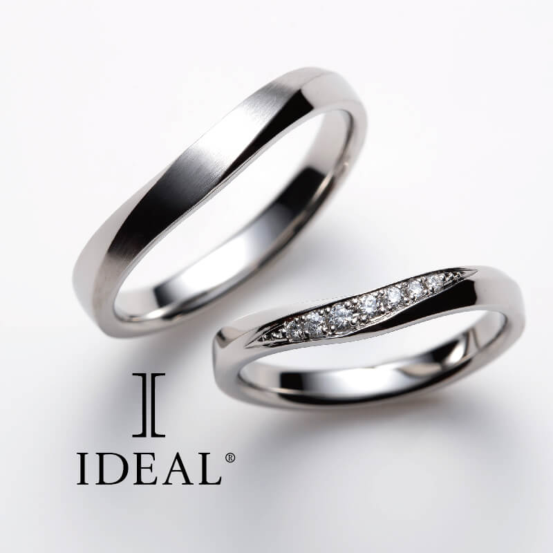 和歌山で人気鍛造製法の結婚指輪アイデアル2