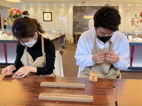 学生に大人気南大阪garden本店の手作りペアリング体験をした方の写真