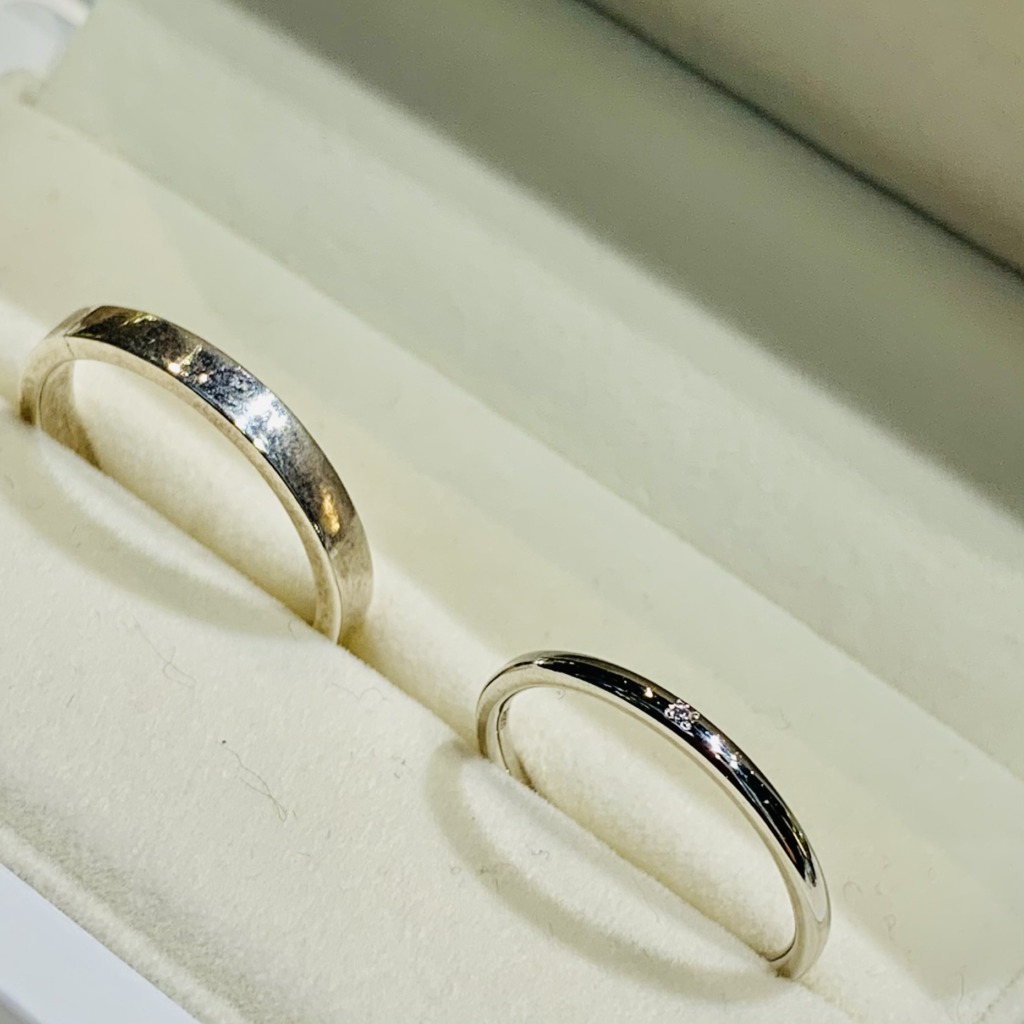 堺市手作り結婚指輪の記念日プレゼント