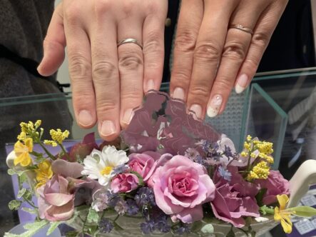 和歌山県紀の川市｜ディズニーラプンツェルの結婚指輪をご成約いただきました